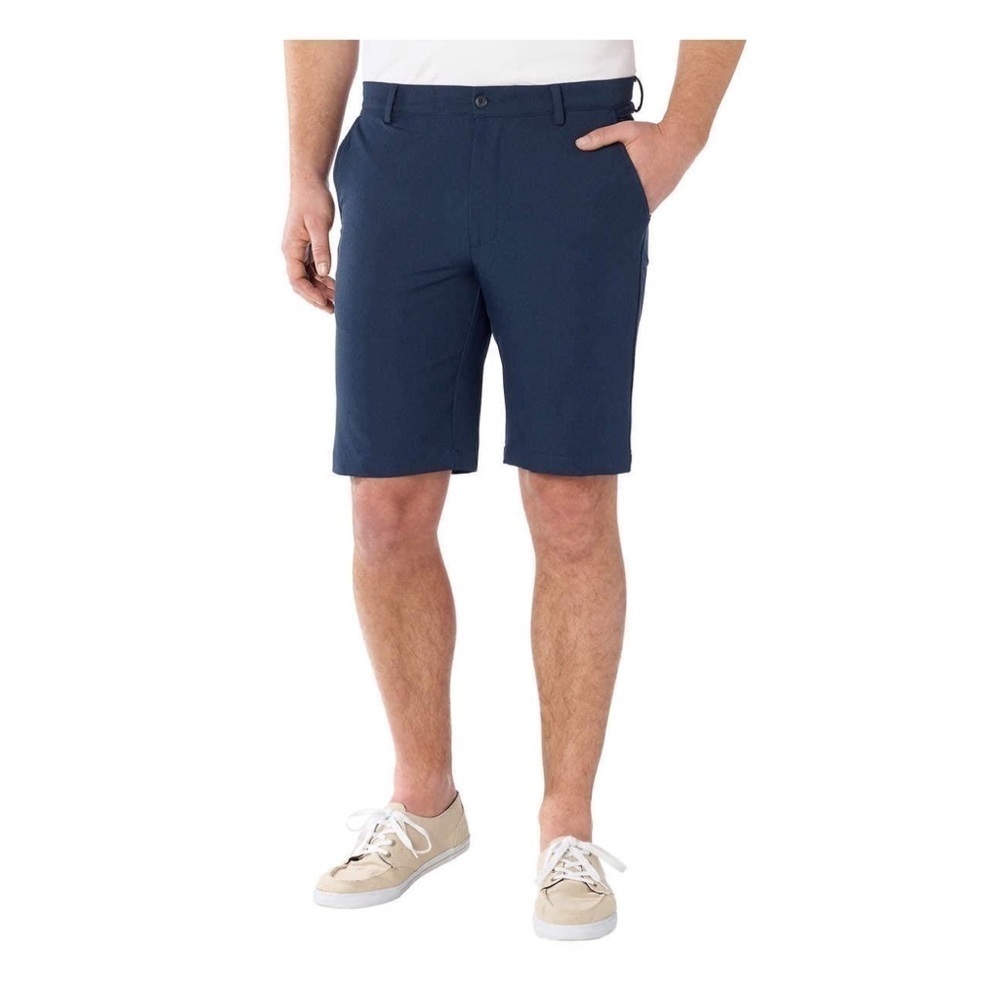 Greg Norman Mens Ultimate Travel Luxury Performance Shorts
Navy Blue